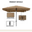 Parasol de marché 92,13 po Jamshida-2058135449
