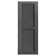 Straight Top Open Louvre Shutters Pair