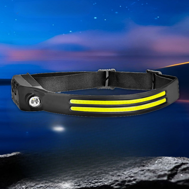 LED Headlamp Flashlight Inductive Adjustable For Camping Night Buddy