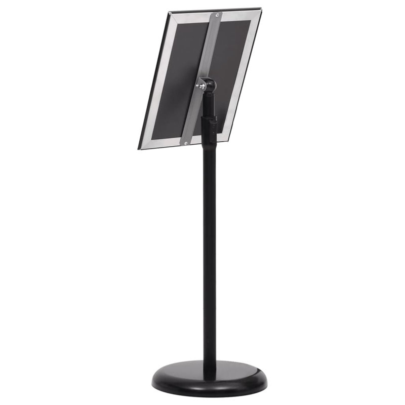 Support pour affiche Vidaxl A4, Noir