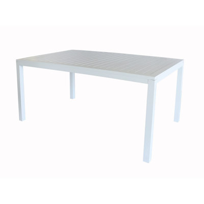 Table de salle à manger en aluminium