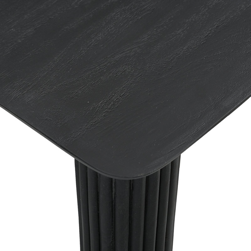 Table de salle à manger Woburn, Noir, 29.5"H x 59"L x 39.5"W