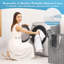Surmatelas en mousse viscoélastique imprégnée de gel de 3 po avec housse amovible et lavable Alwyn Home-404845555
