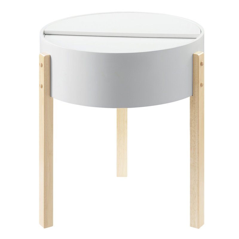 Coffee Table With Hidden Storage, 21.57" H x 20.57" L x 20.57" W