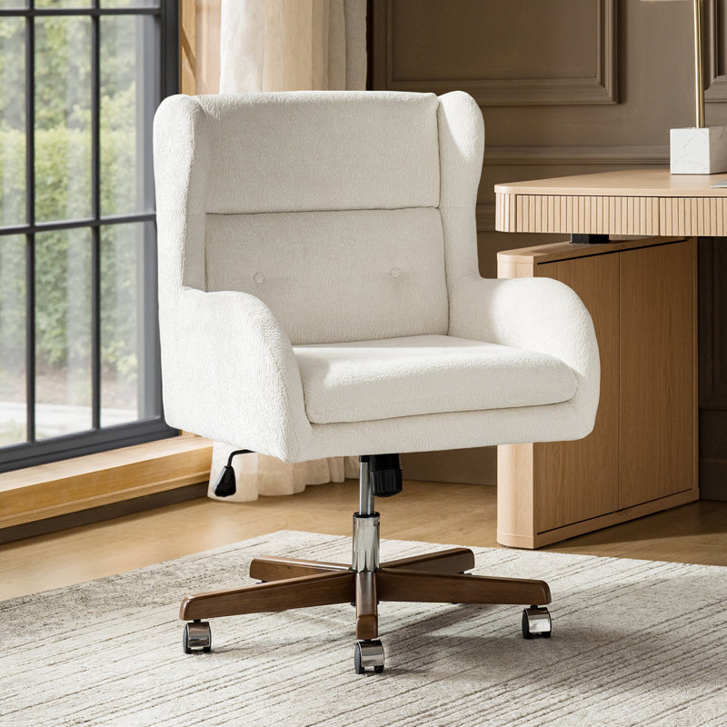 Chaise de bureau Caden Miriam, Ivoire ivoire