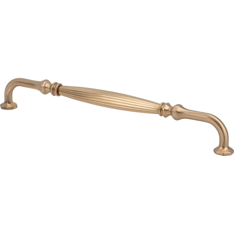 Roscato Appliance Pull, Satin Brass, 18"
