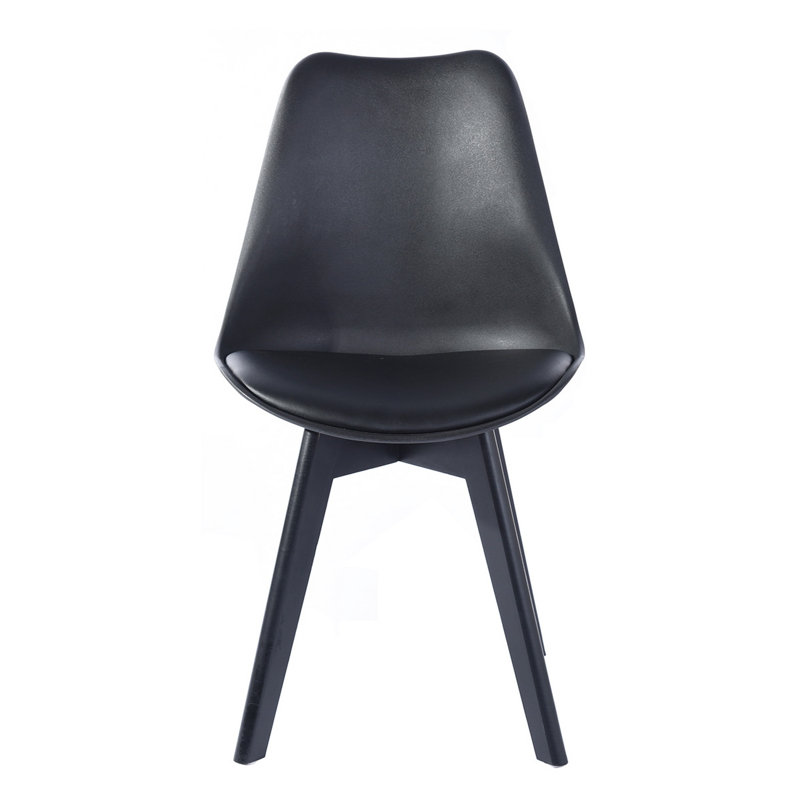 Abella 46cm H Upholstered Dining Chair, Black