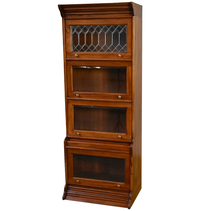 Nijaz Barister Storage Bookcase, Light Brown