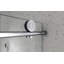 Une porte de douche fixe et une porte décalée sans cadre, grandes poulies 70 SM 304 SUS avec fonction de fermeture en douceur réglable, avec nettoyage facile et protection anti-déflagrante-117492612