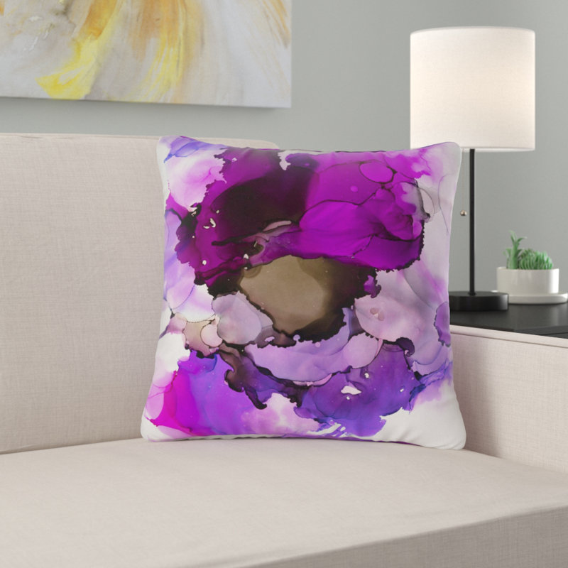  Coussin décoratif Radiant Jewel Tones, 18 po x 18 po, Intérieur