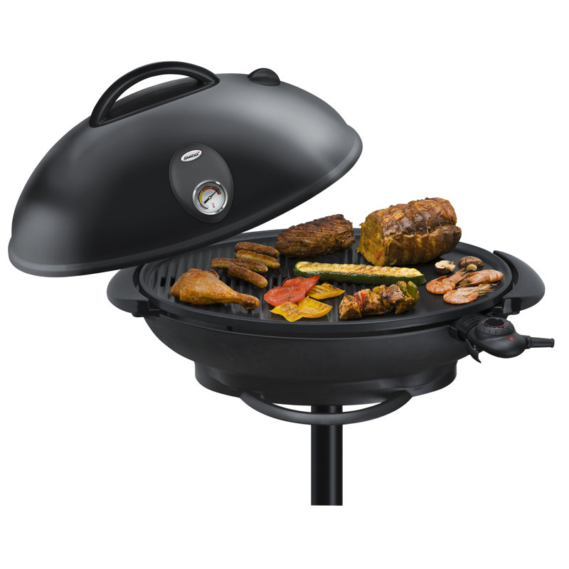 41cm 1-Burner Electric Barbecue with Hood
