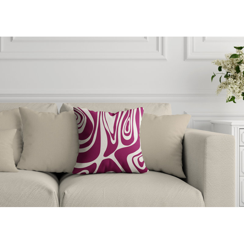 Housse et insert de coussin extérieur carré Cooper, L 19 po x H 19 po, Magenta