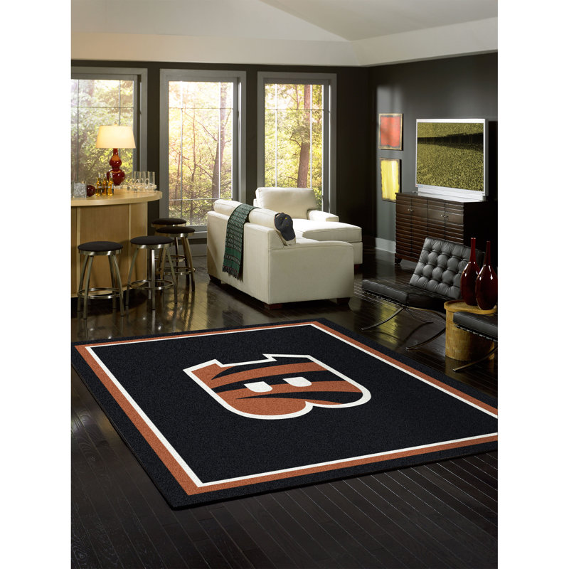 Rug, 7'8" x 10'9", Cincinnati Bengals