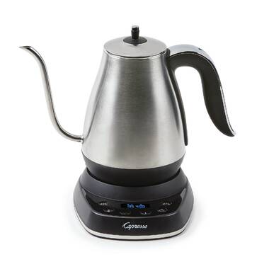 OXO on 8717100 Adjustable Temperature Pour-Over Gooseneck Kettle - Overview  in 4K - NO PLASTIC 