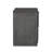 Zoko Nightstand, 2 Drawers, USB Ports, Metal Accents, Ash Gray Wood