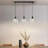 Concow 3 - Light Matte Black Kitchen Island Pendant-1890624568