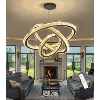 Lustre moderne à lumière DEL