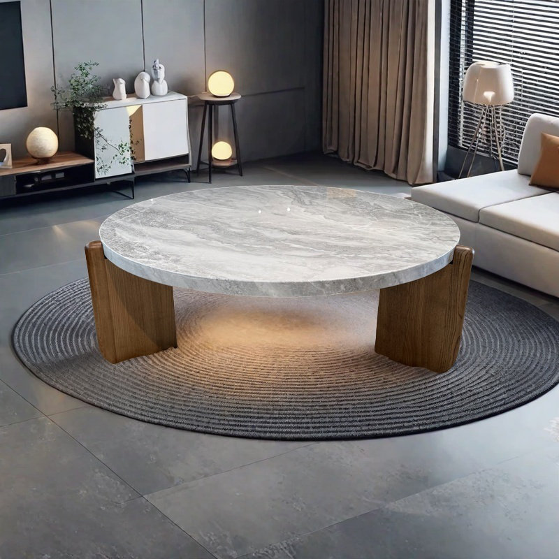 Table basse simple en marbre