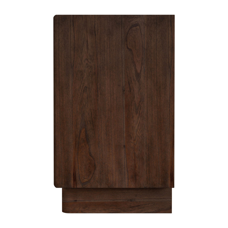 Soleil 2-Drawer Nightstand, Brown