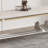 59.1in Wrought Iron Frame Shoe Storage Bench-109796048