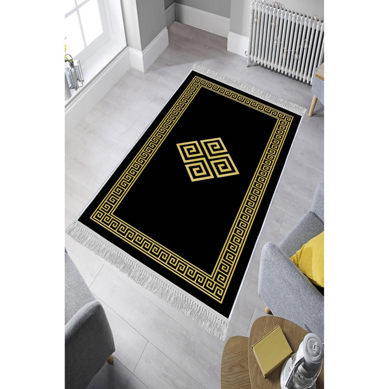 Luxurious Non-Slip Woven Carpet, 100% Velvet Fabric | Antibacterial, 13.5 mm Total Height, Machine Washable | Ideal for Living Room, Bedroom & Home Decor, Soft & Durable Design