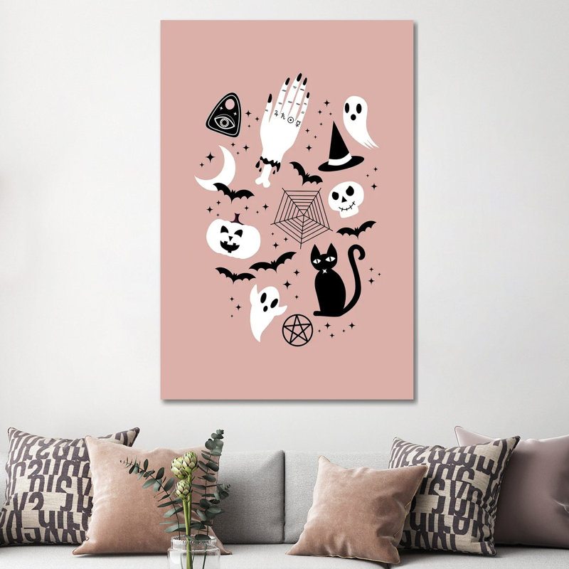 Halloween Strange Things 1 Piece Wrapped Canvas Painting, 152.5 cm H x 101.5 cm W