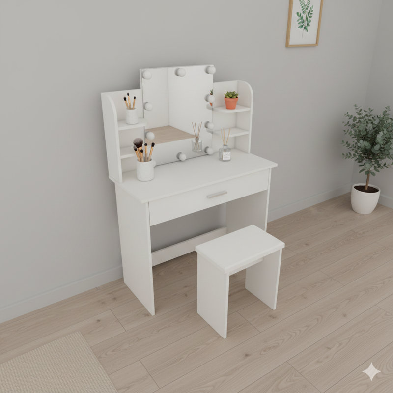 Une commode simple avec un tiroir simple.