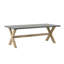 Valladares 6 - Person Patio Dining Set Rectangular Table with Cushions Included