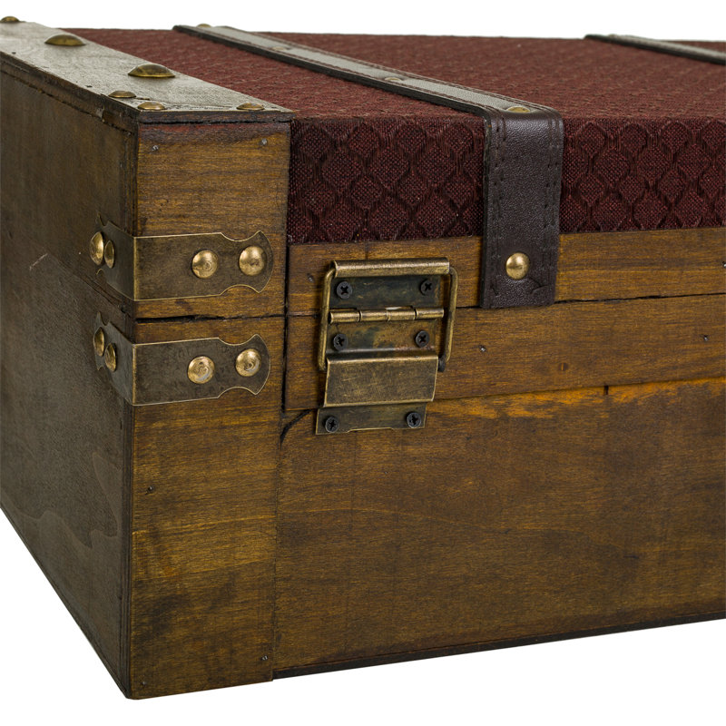 Tieba 2 Piece Vintage Trunk Set