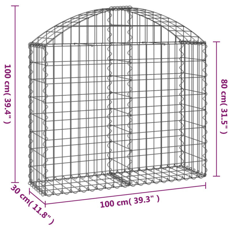 Annieruth Metal Planter Box, 100cm H x 100cm W x 30cm D