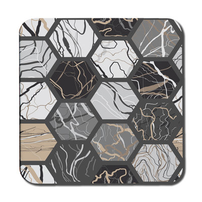 Square 6 Piece Coaster Set