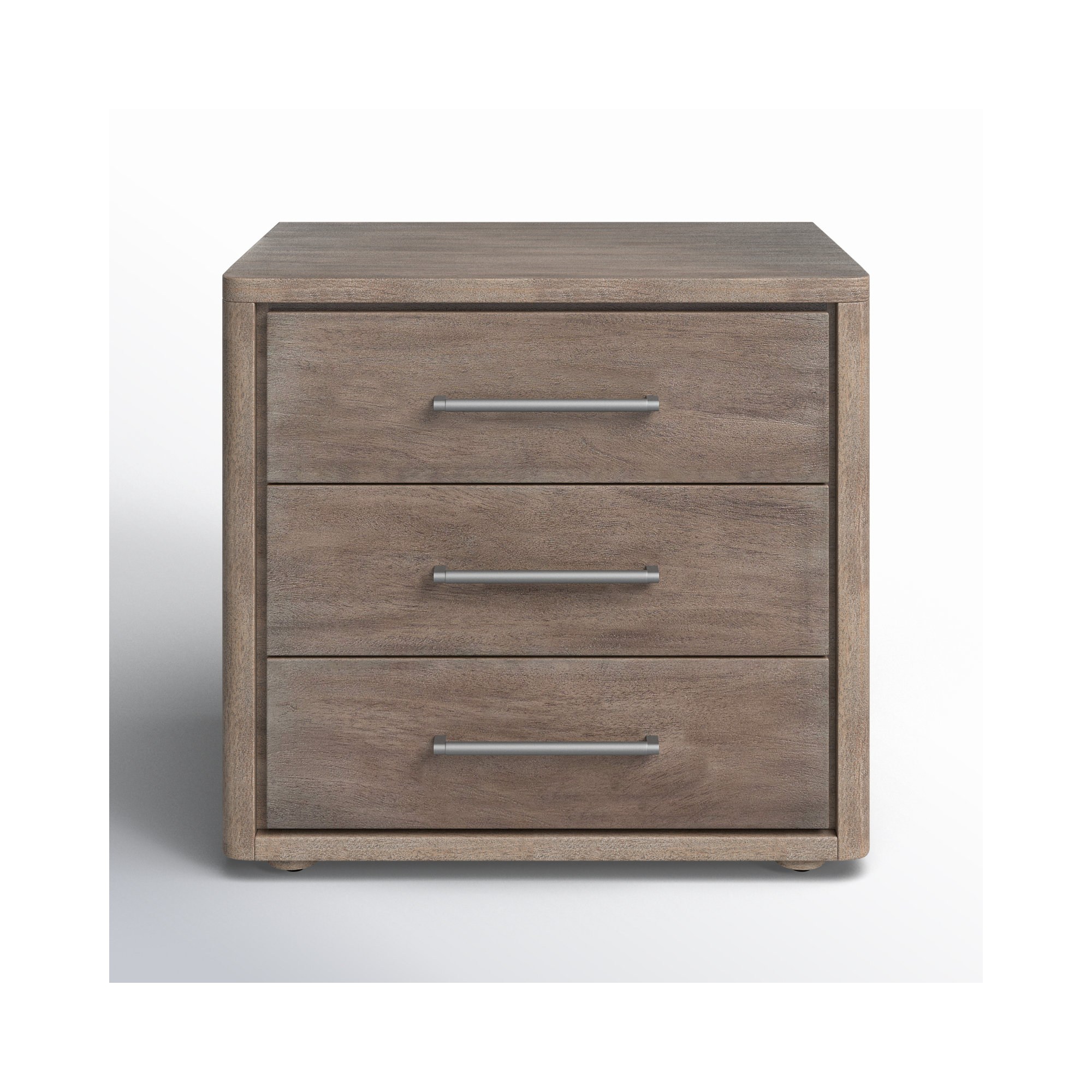 Atherton 3 - Drawer 26" Nightstand, Ash Brown