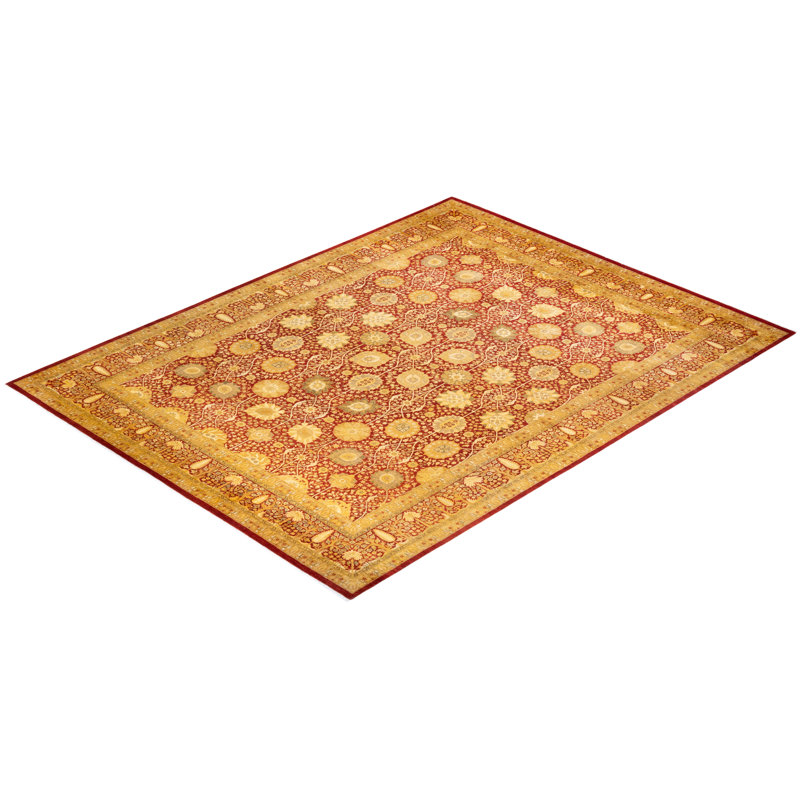 Classic One-of-a-Kind 9' 2" X 12' 1" Hand Knotted Area Rug