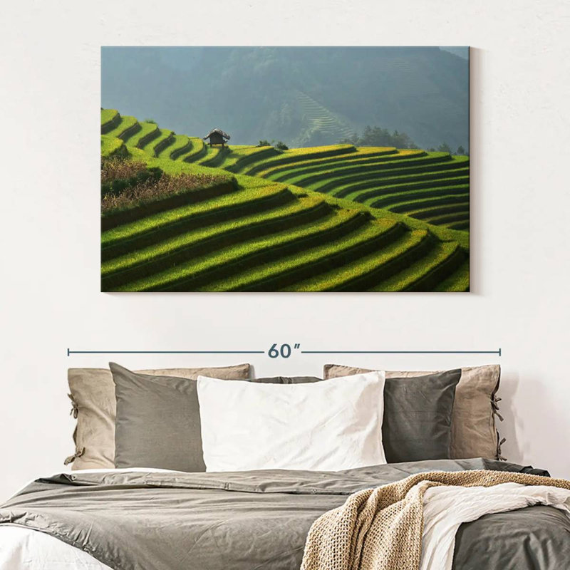 Rizières en terrasses Alvord, H 34 po x l 51 po