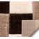 Cobina Geometric Shag Brown/Gray Area Rug