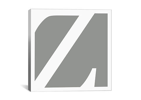 Lettres, monogrammes, & noms, Z, H 12 po x l 12 po x P 0,75 po