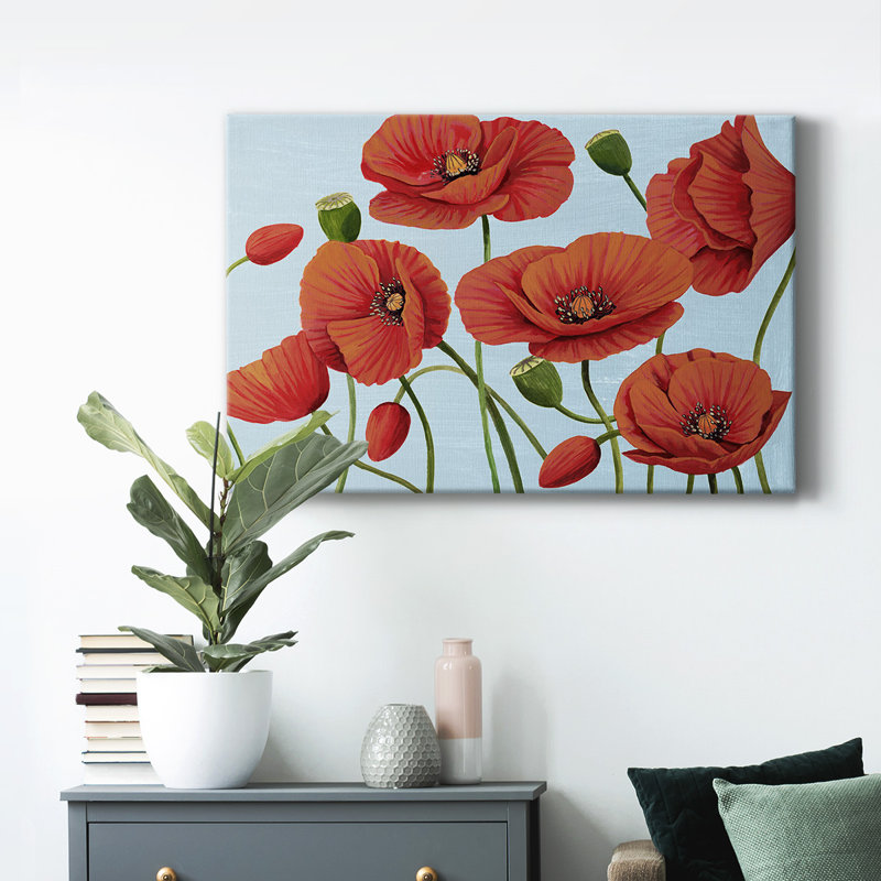 «Poppy Topple III», reproduction sur toile tendue, L 60 po x H 40 po
