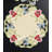 Aneil Floral Embroidered Doilies for Table Set of 4 Round Placemats of Maliana Collection for Table Decor