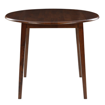 Bowerbank Extendable Round Solid Wood Dining Table