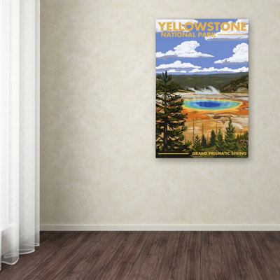 Art mural sur toile tendue - Lantern Press «National Park 14», art mural pour salon, chambre à coucher ou bureau - 22 x 32