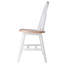 Ensemble de 2 chaises Divi, naturel et blanc
