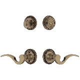 Nostalgic Warehouse Rope Rosette Entry Set with Manor Lever