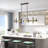 Arkeem 8 - Light Steel Dimmable Square / Rectangle Chandelier-1099409614