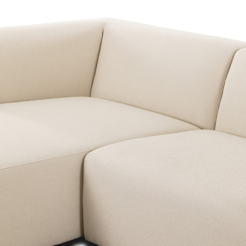 Lawndale 2PC Sectional LAFC-Fayette Cloud, Left Hand Facing, Fayette Cloud Polyester Blend