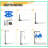 Foldable Dog Grooming Arm with Clamp - Adjustable Grooming Table
