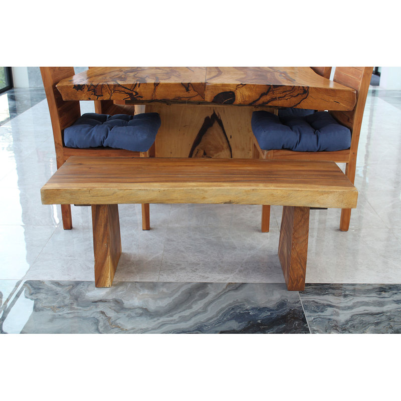 Kristofer Solid Wood Bench, Oak