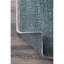 Tapis bleu en laine touffeté à la main Emette-1809014408
