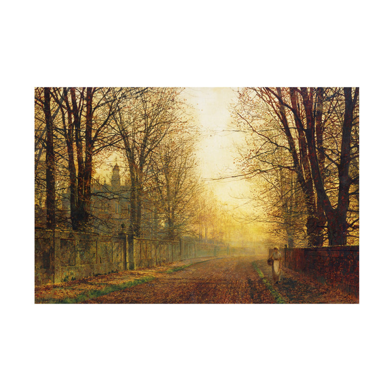 John Atkinson Grimshaw, «The Autumns Golden Glory», art sur toile, H 12 po x l 19 po