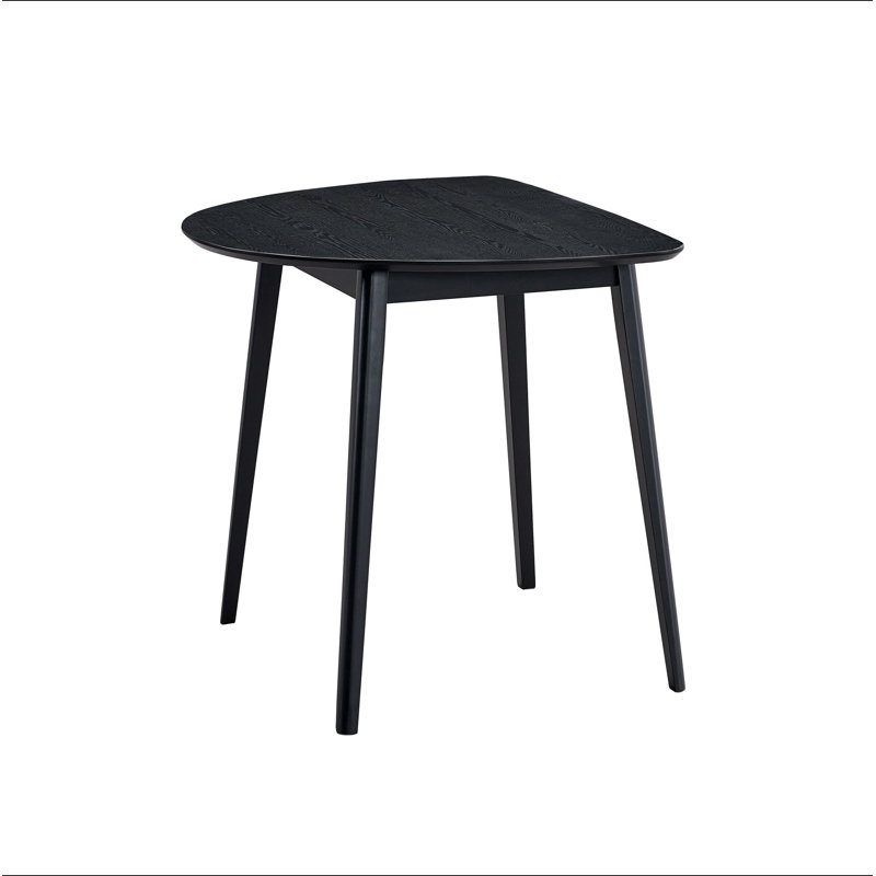 Real Black Finish Dining Table