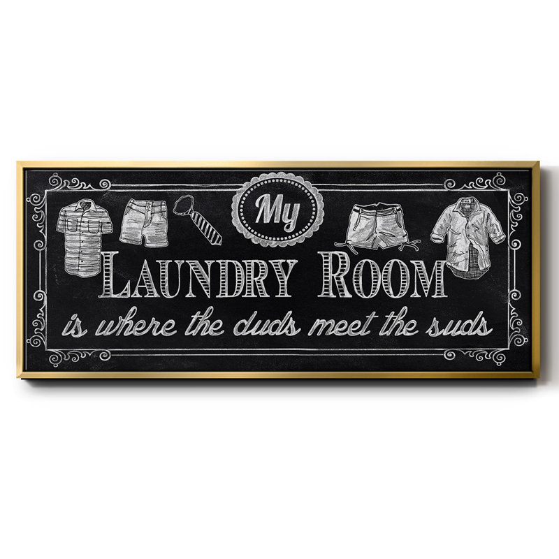 Duds and Suds- Framed Canvas